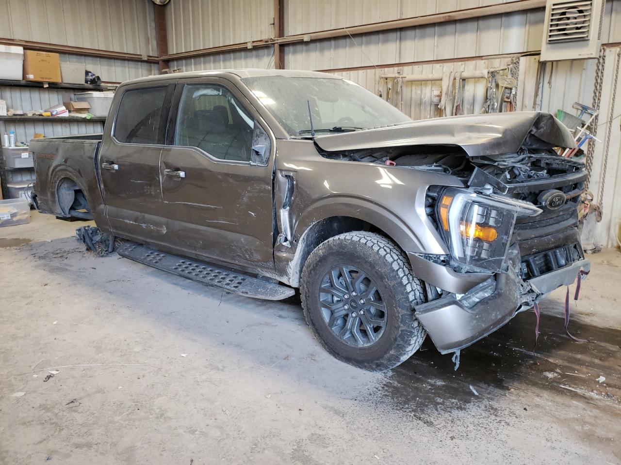 2023 Ford F-150 VIN 1FTEW1E81PFB44320 Copart auction photo, all over / undercarriage damage thumbnail 4
