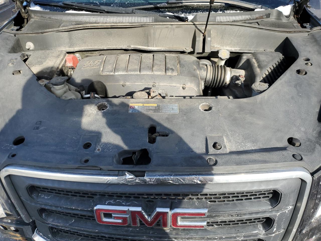 2015 GMC Acadia VIN 1GKKVPKD7FJ364698 Copart auction photo, front end / side damage thumbnail 12