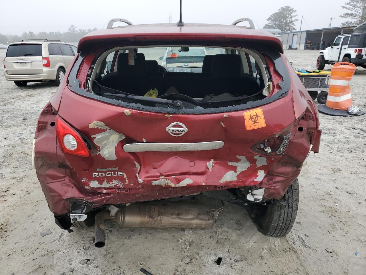 2015 Nissan Rogue VIN JN8AS5MT1FW660722 Copart auction photo, rear end / front end damage thumbnail 6