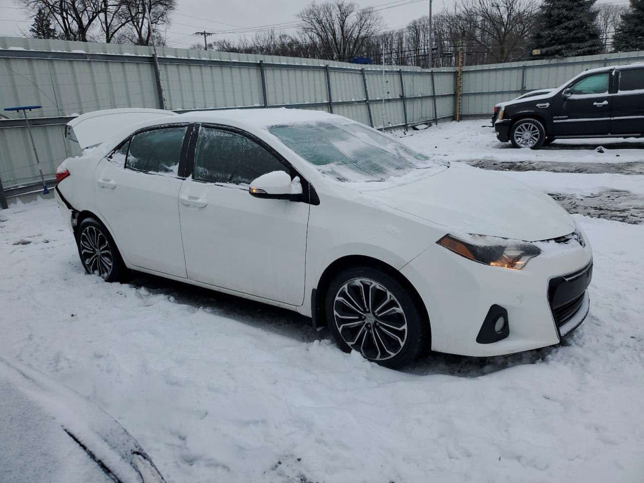 2016 Toyota Corolla VIN 2T1BURHE2GC673552 Copart auction photo, rear end / undercarriage damage thumbnail 4