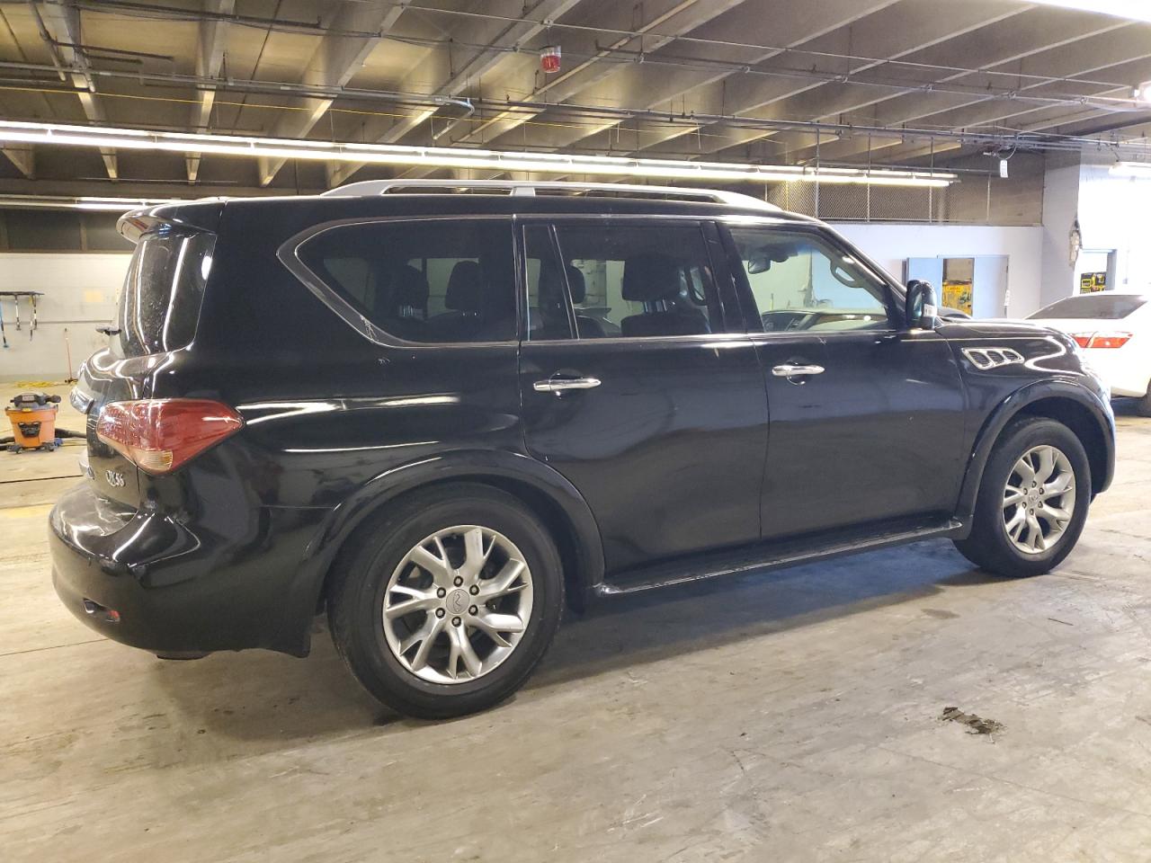 2012 Infiniti QX56 VIN JN8AZ2NEXC9019055 Copart auction photo, minor dent/scratches damage thumbnail 3