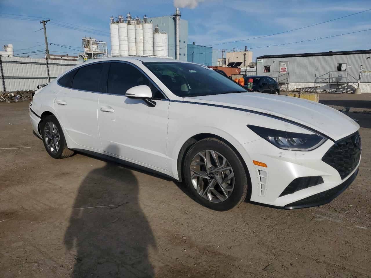 2020 Hyundai Sonata VIN 5NPEL4JA1LH054748 Copart auction photo, rear end damage thumbnail 4