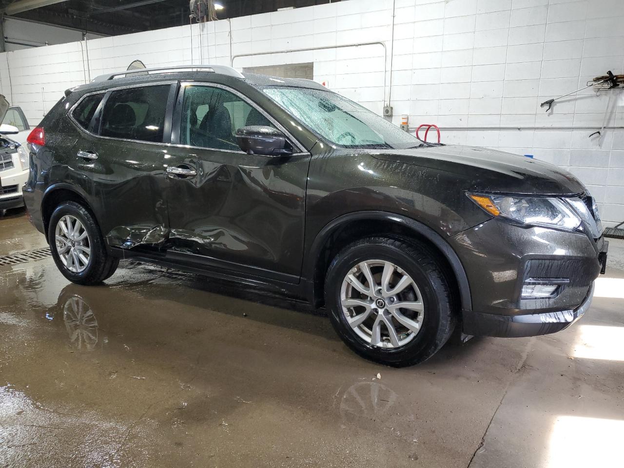 2017 Nissan Rogue VIN 5N1AT2MV8HC750474 Copart auction photo, side damage thumbnail 4