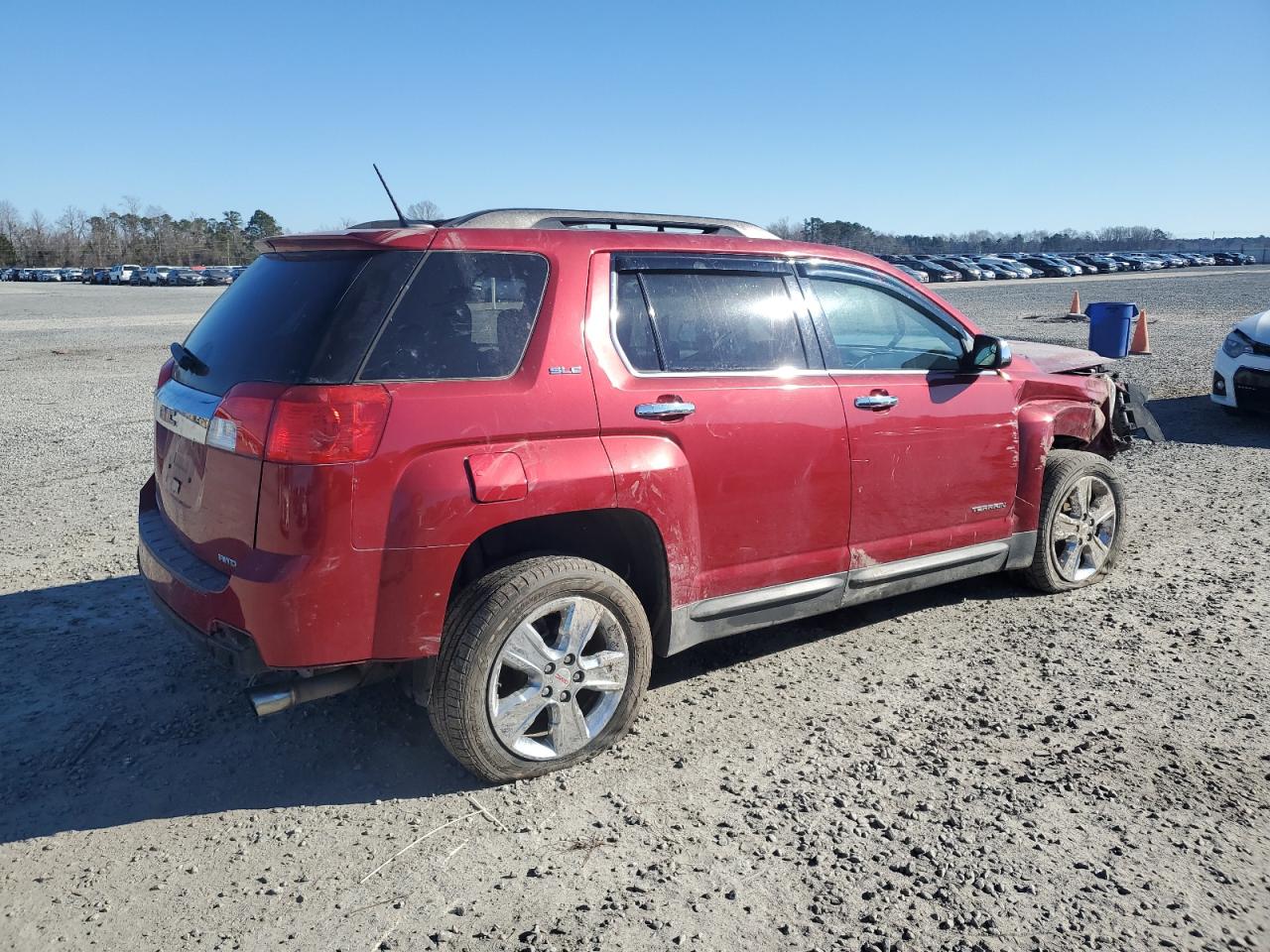 2014 GMC Terrain VIN 2GKFLWE37E6192866 Copart auction photo, front end damage thumbnail 3