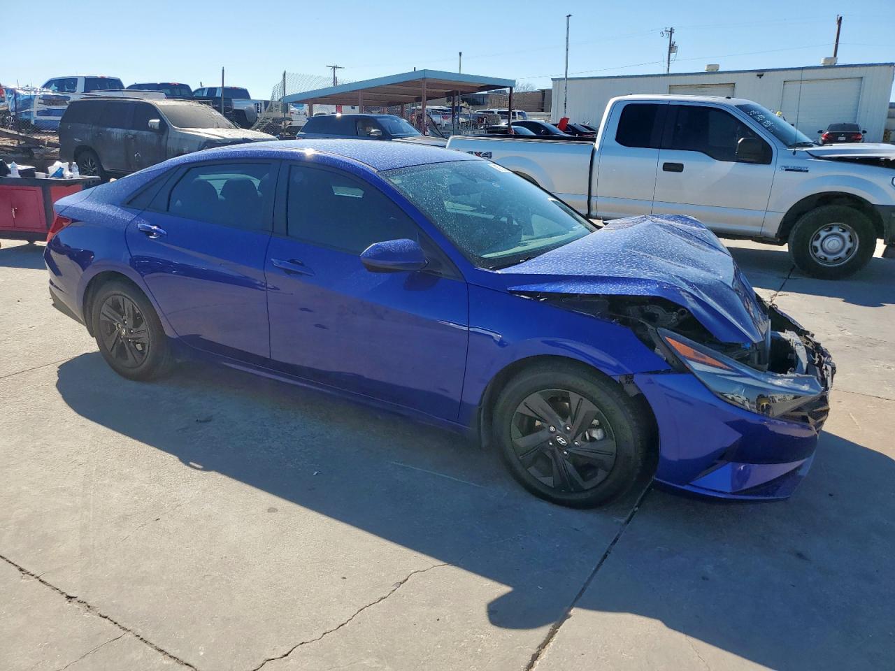 2023 Hyundai Elantra VIN KMHLM4AG5PU374252 Copart auction photo, front end damage thumbnail 4