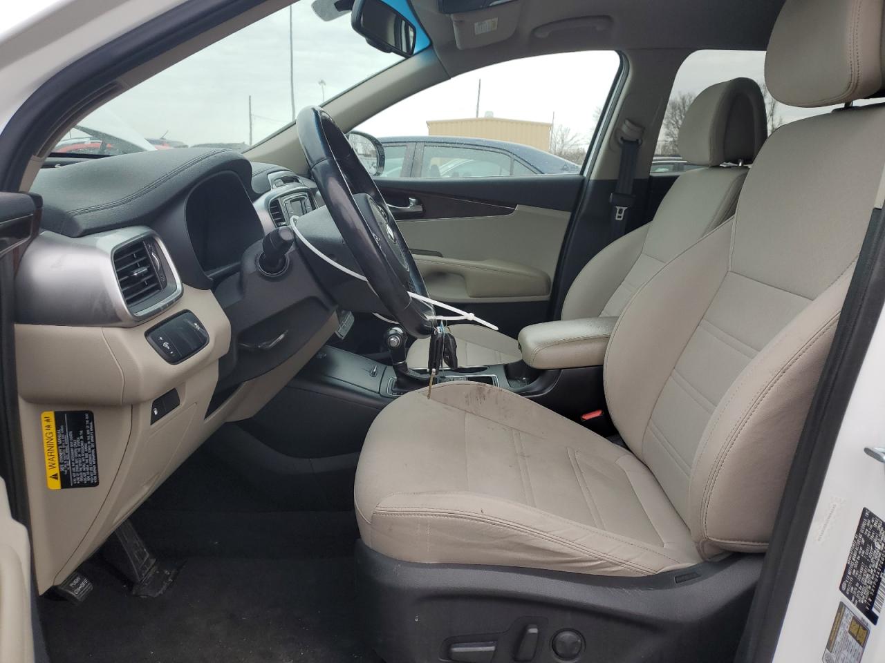 2016 KIA Sorento VIN 5XYPG4A37GG059108 Copart auction photo, front end / side damage thumbnail 7