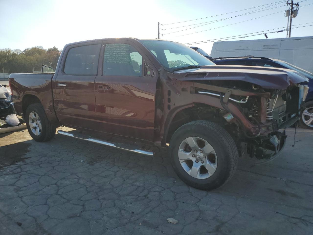 2020 RAM 1500 VIN 1C6RRFFG0LN334905 Copart auction photo, front end damage thumbnail 4