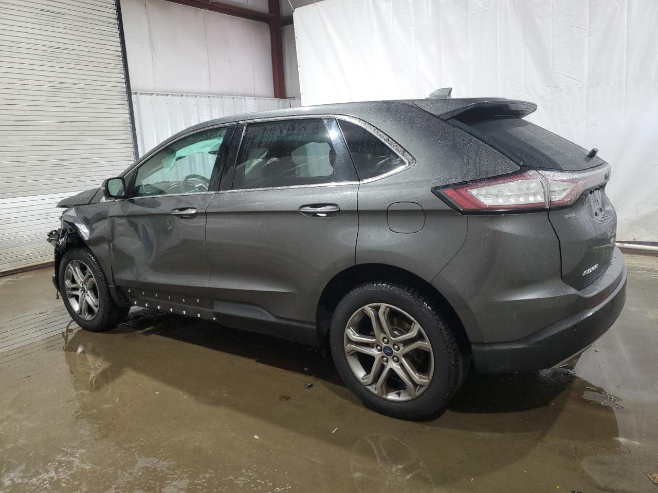 2017 Ford Edge VIN 2FMPK3K98HBB11763 Copart auction photo, front end / side damage thumbnail 2