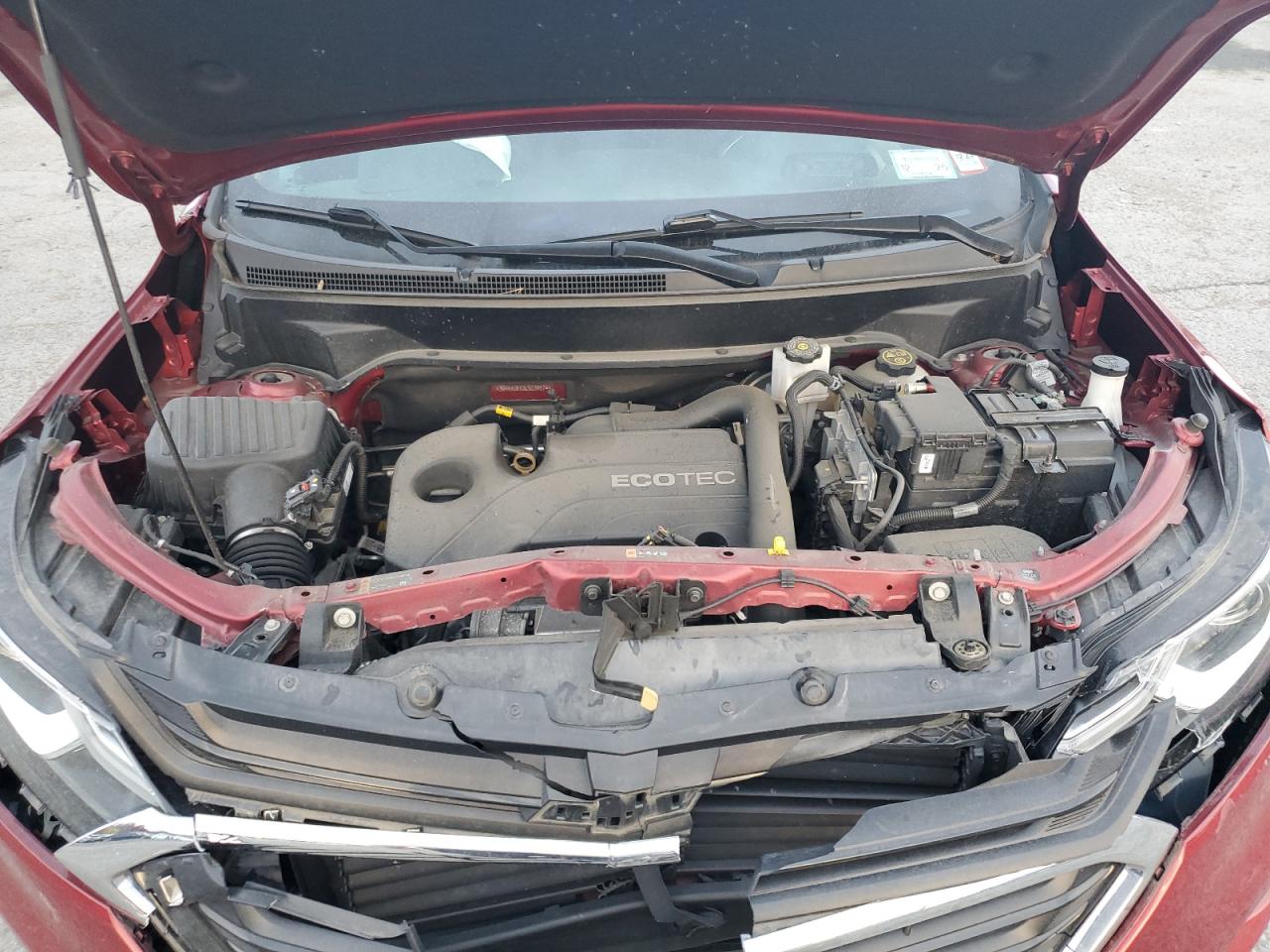 2020 Chevrolet Equinox VIN 3GNAXUEV2LS539574 Copart auction photo, front end damage thumbnail 13
