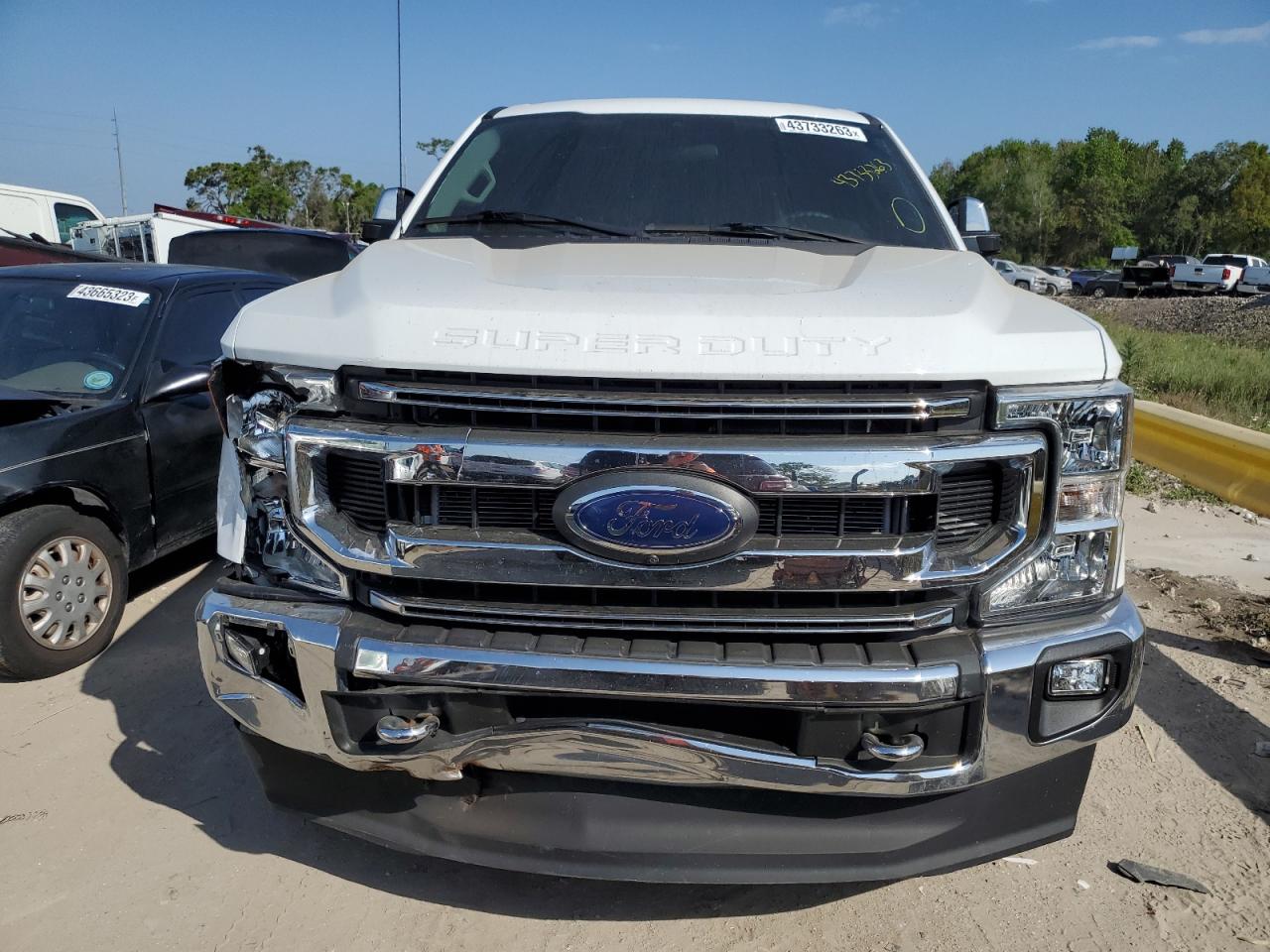 2021 Ford F250 VIN 1FT8W2BT9MED66990 Copart auction photo, front end damage thumbnail 5
