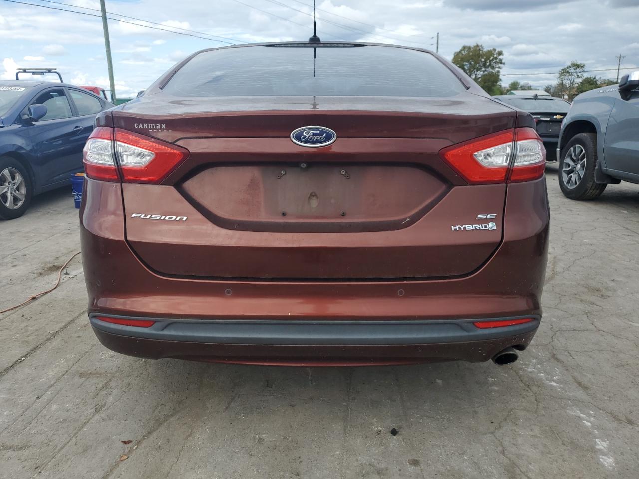 2015 Ford Fusion VIN 3FA6P0LU2FR201062 Copart auction photo, front end damage thumbnail 6