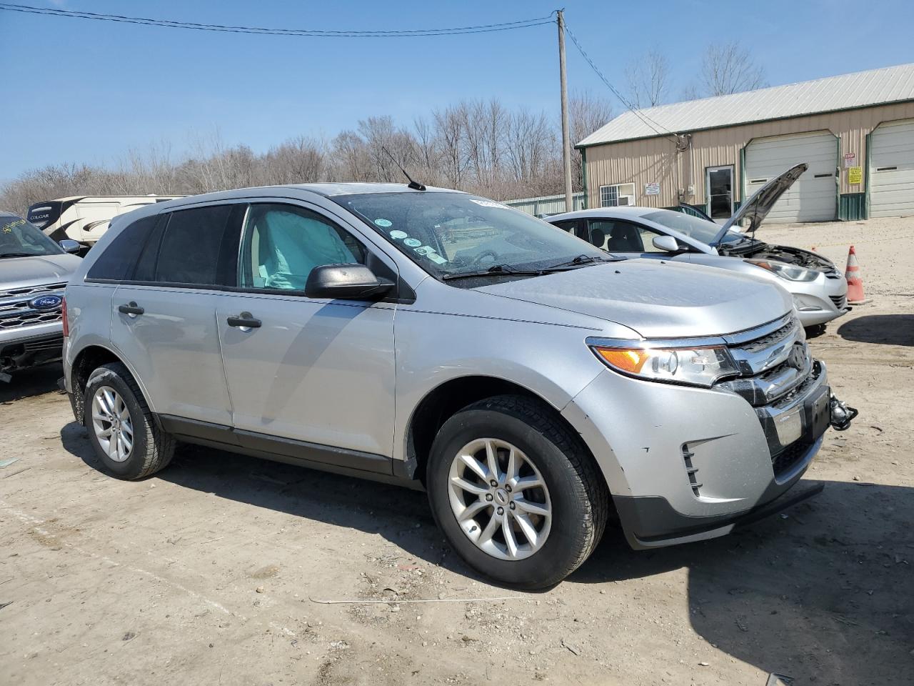 2013 Ford Edge VIN 2FMDK3GC6DBC16092 Copart auction photo, front end / side damage thumbnail 4