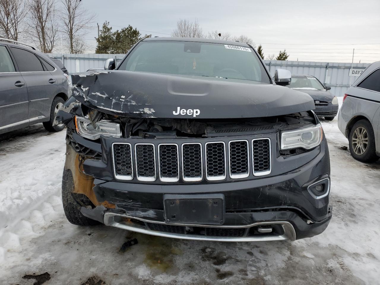 2015 Jeep Grand Cherokee VIN 1C4RJFCM6FC898861 Copart auction photo, front end damage thumbnail 5