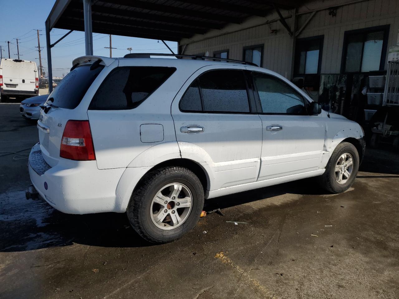 2008 KIA Sorento VIN KNDJD736X85840738 Copart auction photo, front end / rear end damage thumbnail 3