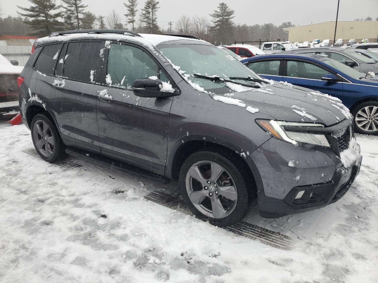 2020 Honda Passport VIN 5FNYF8H98LB008016 Copart auction photo, side damage thumbnail 4
