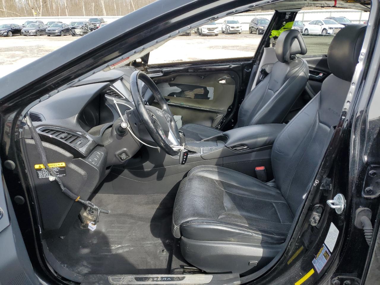 2015 Hyundai Azera VIN KMHFH4JG1FA487889 Copart auction photo, all over damage thumbnail 7