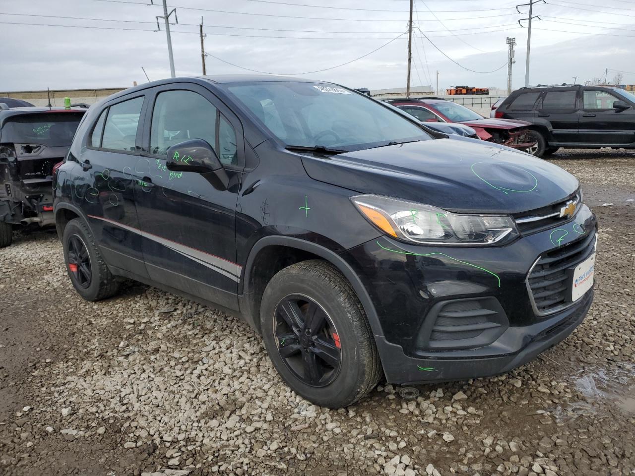2019 Chevrolet Trax VIN 3GNCJNSB9KL258763 Copart auction photo, minor dent/scratches damage thumbnail 4