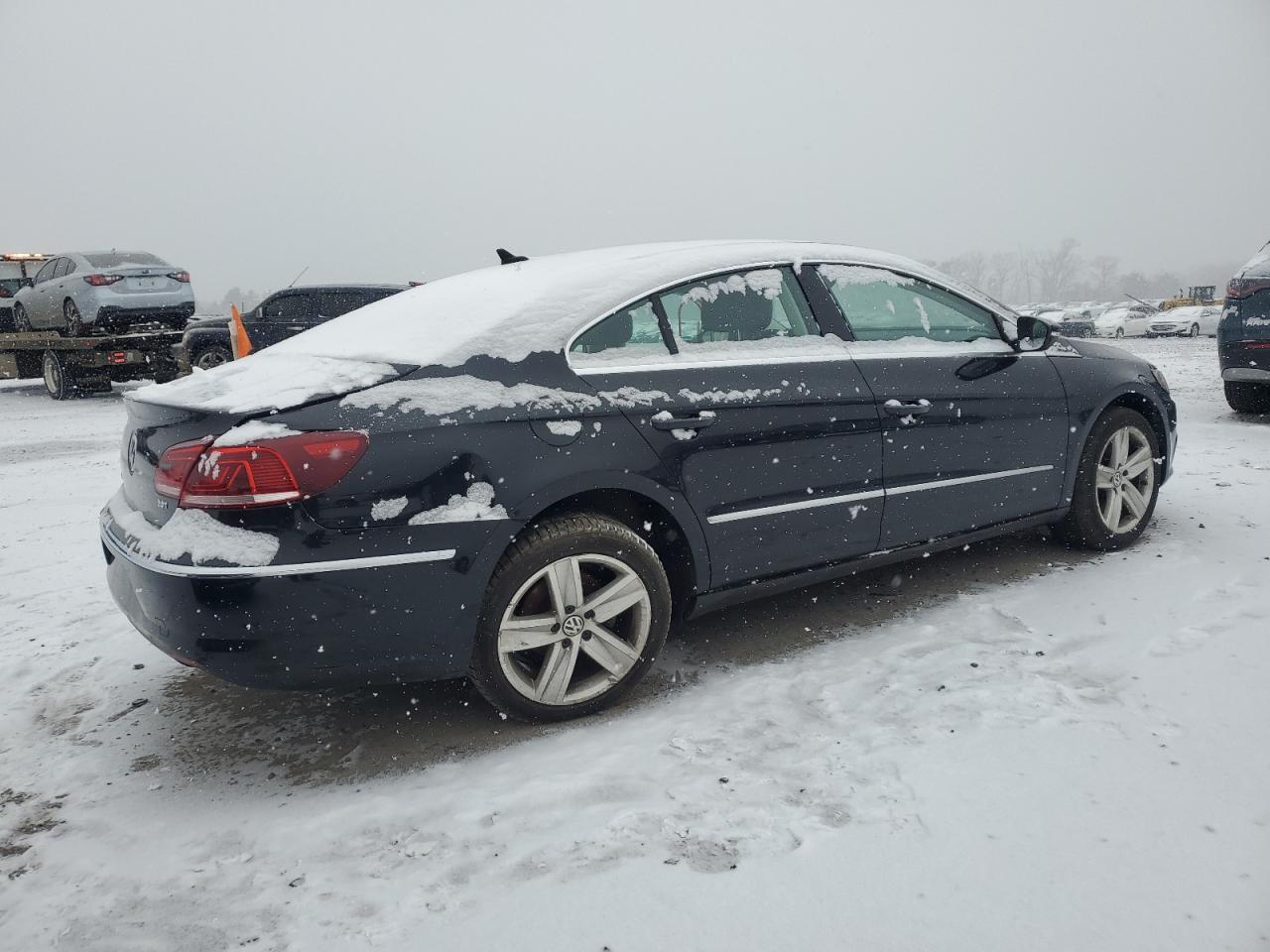 2013 Volkswagen Passat CC VIN WVWBP7AN4DE569272 Copart auction photo, rear end / minor dent/scratches damage thumbnail 3