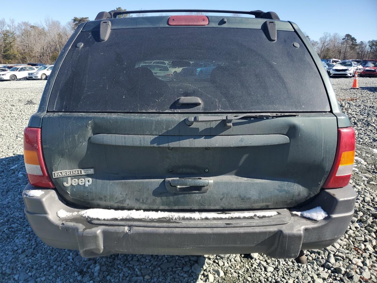 2001 Jeep Grand Cherokee VIN 1J4GW48S11C587281 Copart auction photo, front end / rear end damage thumbnail 6