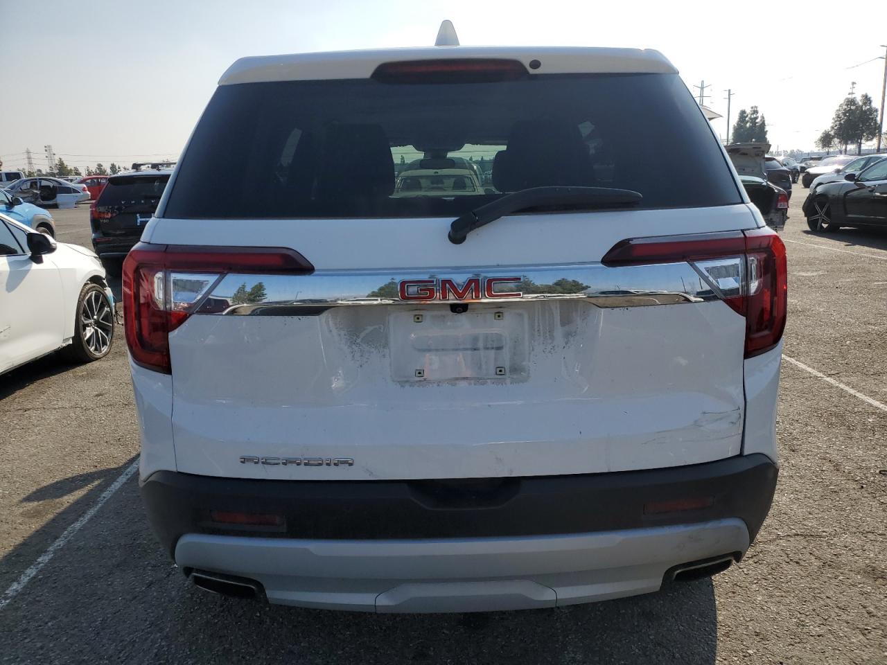 2022 GMC Acadia VIN 1GKKNKL43NZ132696 Copart auction photo, front end / side damage thumbnail 6