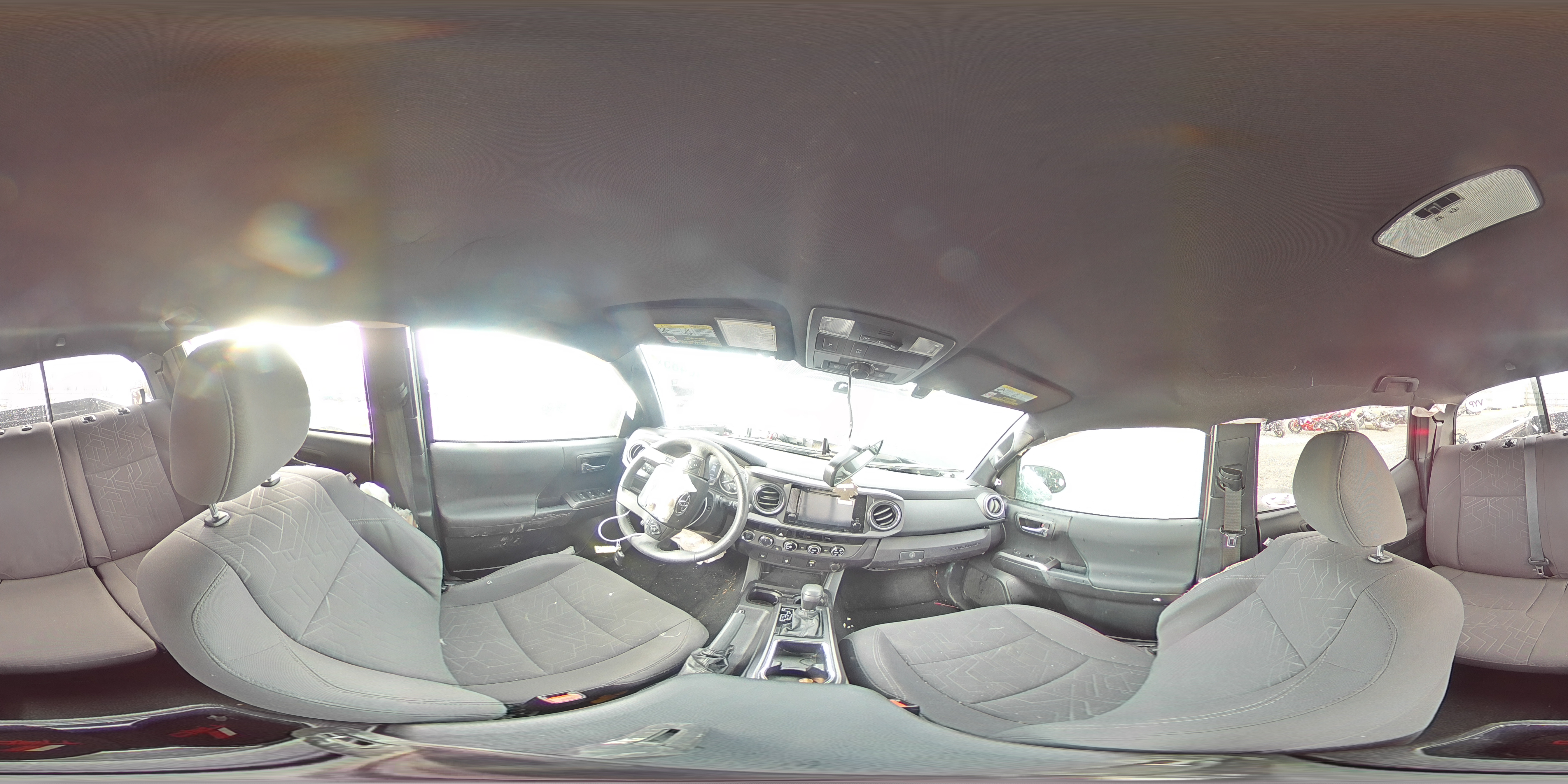 2017 Toyota Tacoma VIN 5TFCZ5AN2HX100954 Copart auction photo, front end / rear end damage thumbnail 12