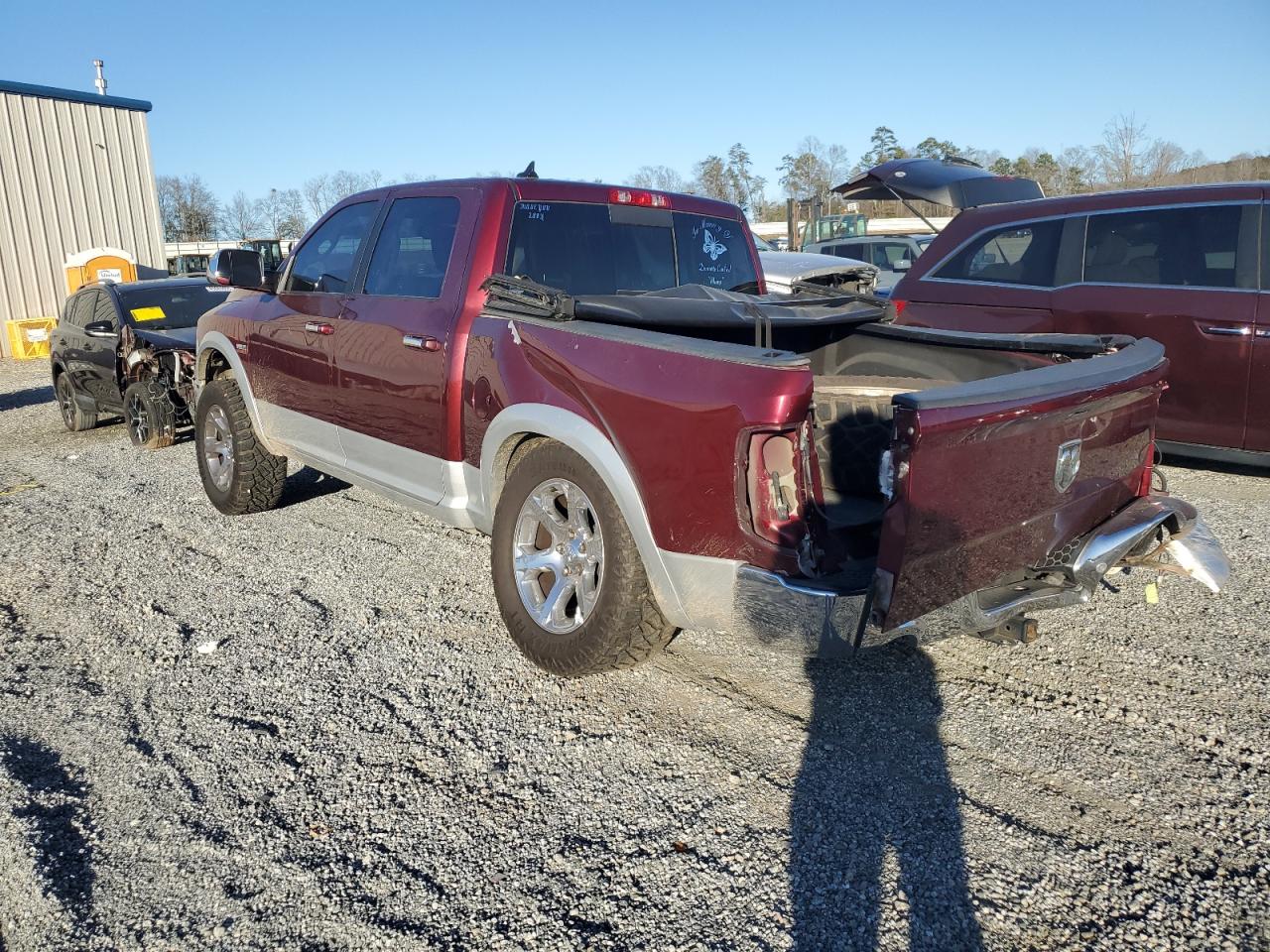 2017 RAM 1500 VIN 1C6RR7NTXHS844143 Copart auction photo, rear end damage thumbnail 2