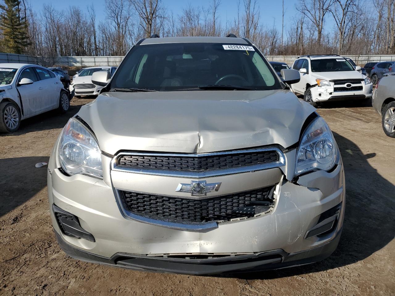 2014 Chevrolet Equinox VIN 2GNFLFEK4E6185495 Copart auction photo, front end / side damage thumbnail 5