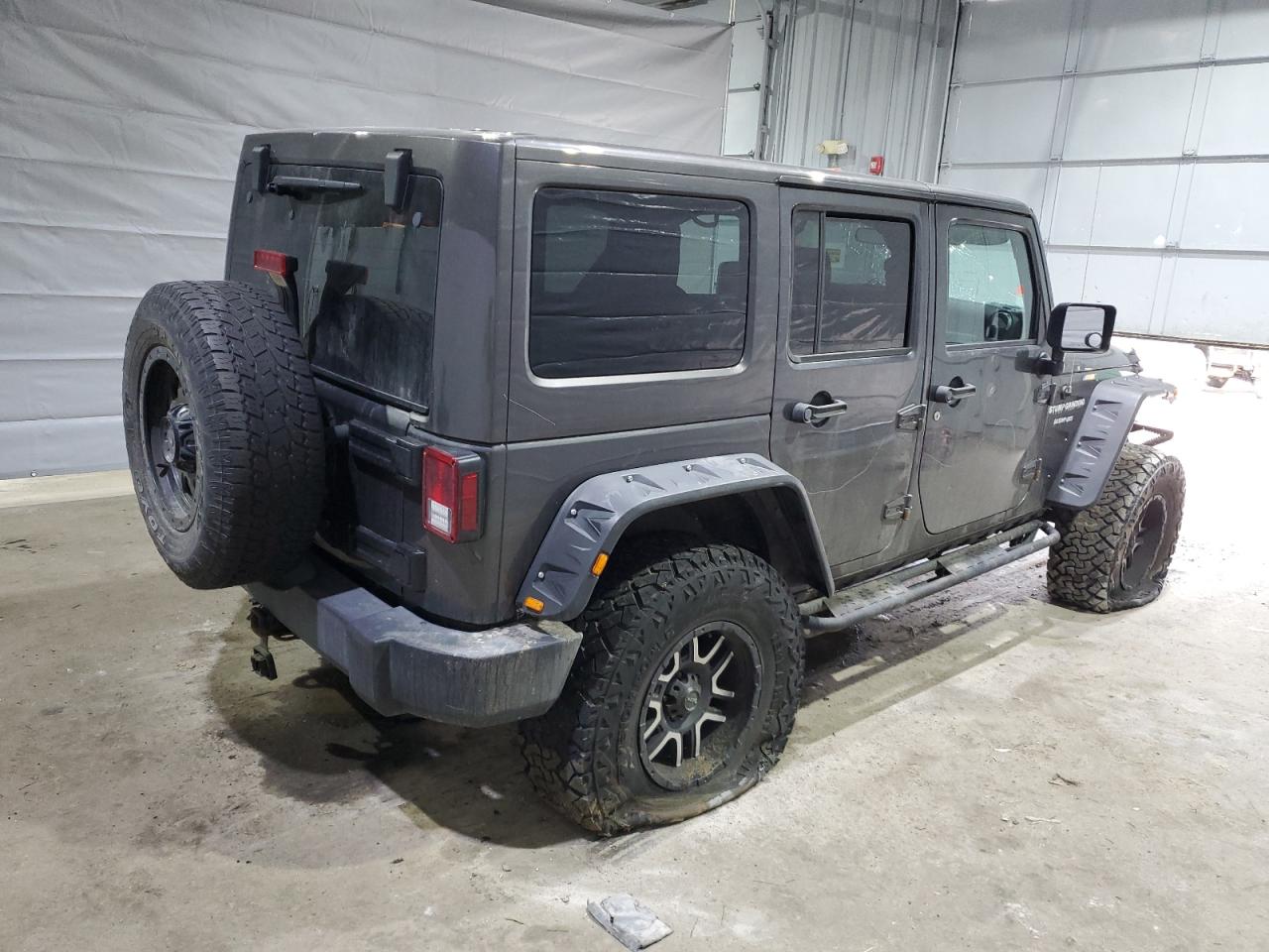 2016 Jeep Wrangler VIN 1C4BJWDG3GL325251 Copart auction photo, vandalism damage thumbnail 3
