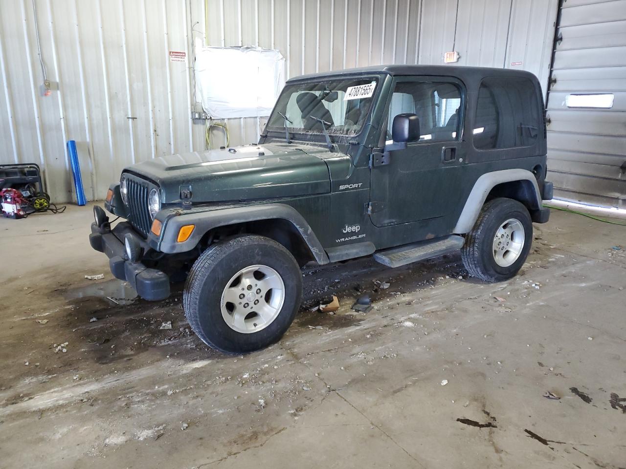2003 Jeep Wrangler VIN 1J4FA49S63P345929