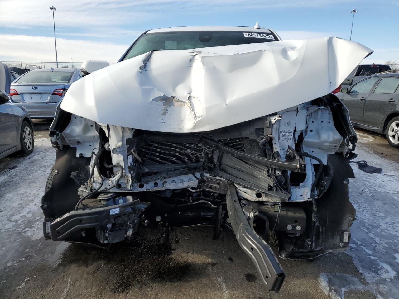 2021 Chevrolet Tahoe VIN 1GNSKTKL1MR303017 Copart auction photo, front end / undercarriage damage thumbnail 5