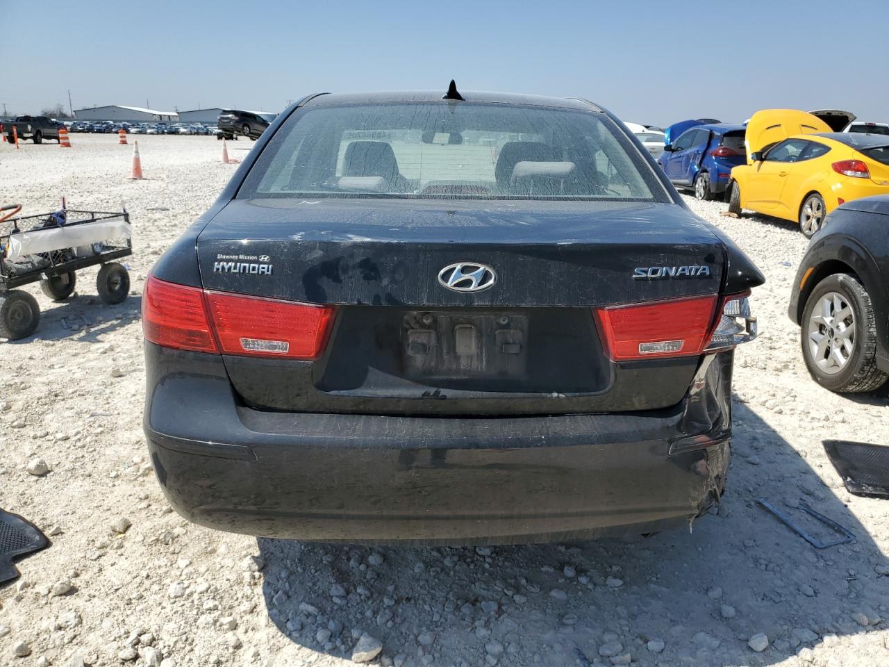 2010 Hyundai Sonata VIN 5NPET4AC2AH630989 Copart auction photo, rear end damage thumbnail 6