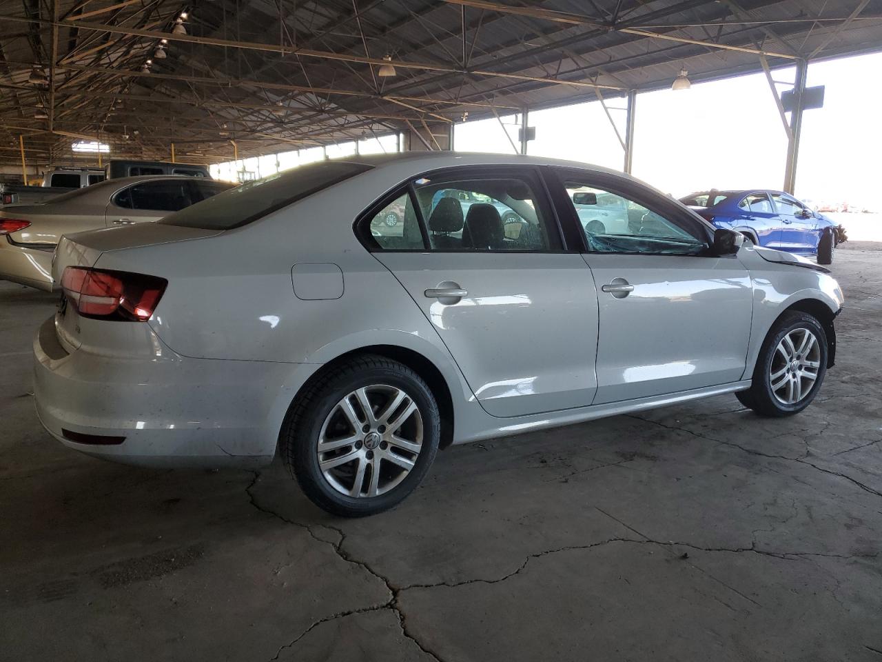 2018 Volkswagen Jetta VIN 3VW167AJ1JM241497 Copart auction photo, front end damage thumbnail 3