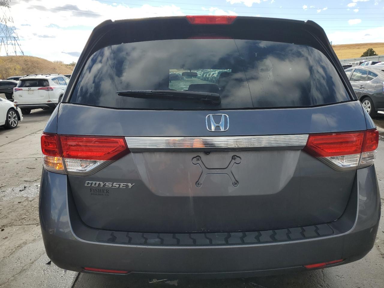 2016 Honda Odyssey VIN 5FNRL5H20GB143897 Copart auction photo, front end / side damage thumbnail 6