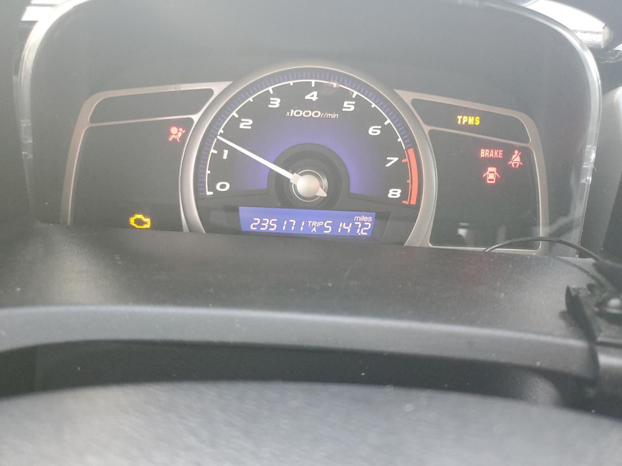 2008 Honda Civic VIN 1HGFA15588L099731 Copart auction photo, front end damage thumbnail 9