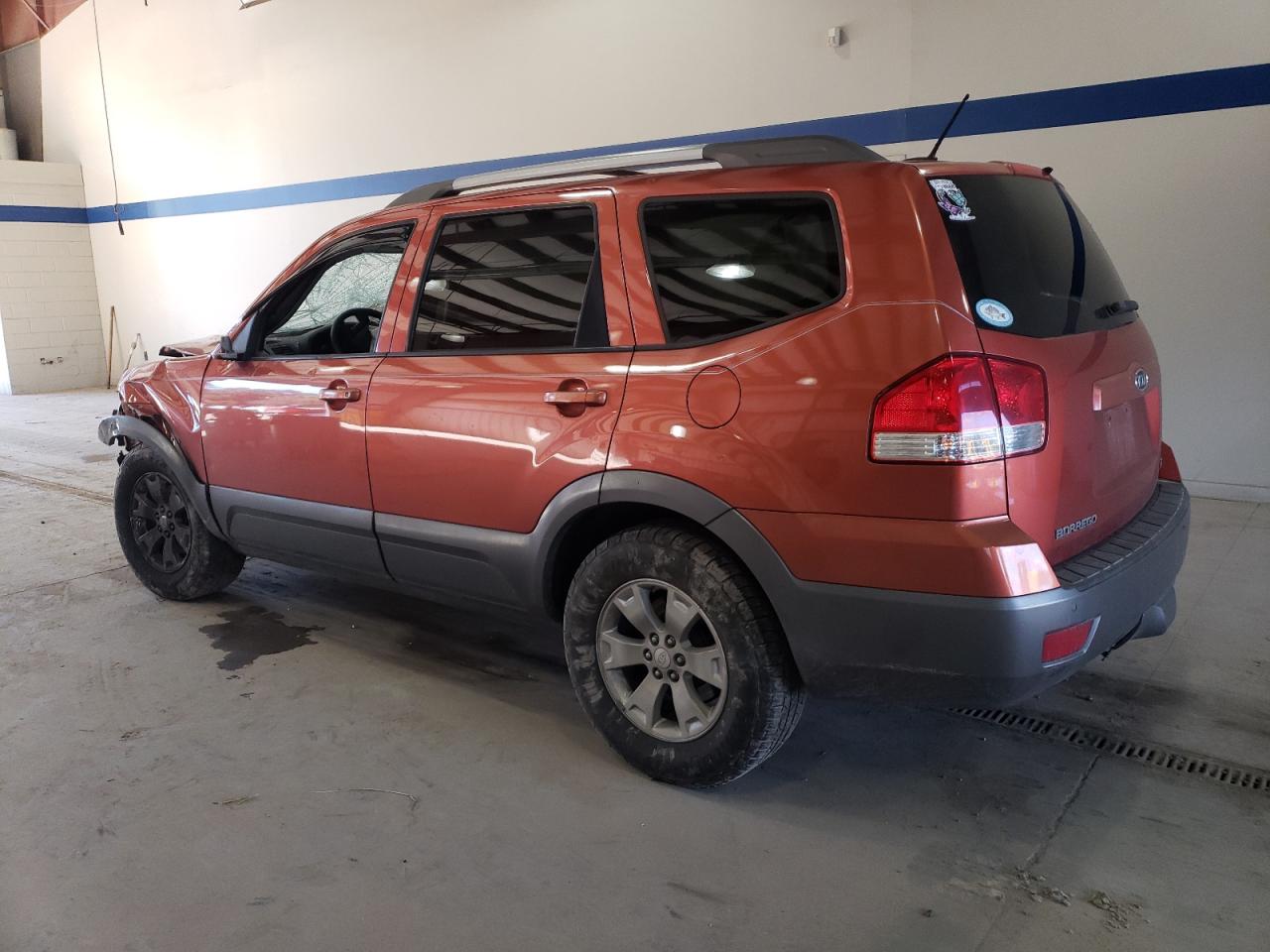 2009 KIA Mohave (borrego) VIN KNDJJ741395016402 Copart auction photo, front end / top/roof damage thumbnail 2