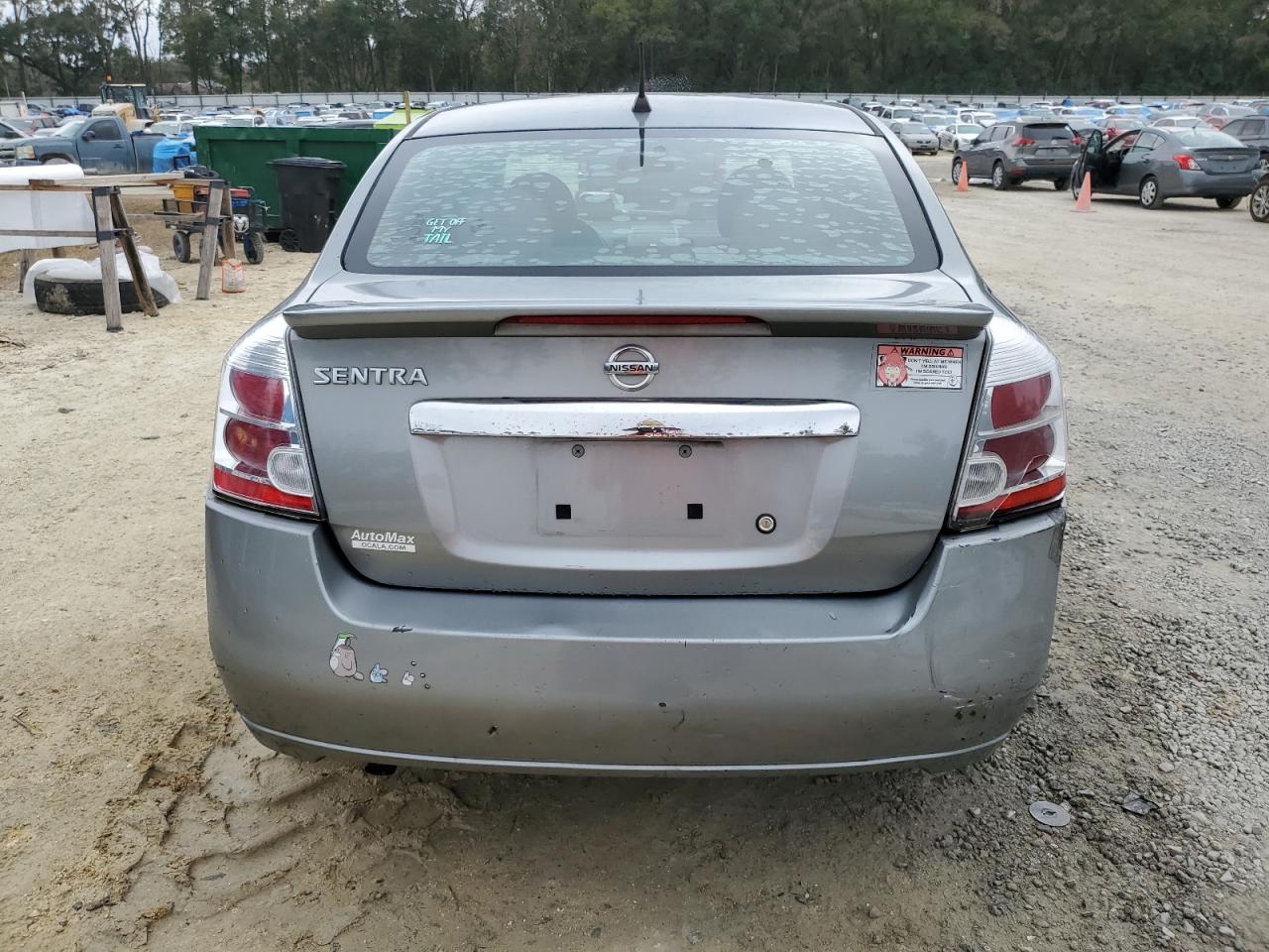 2012 Nissan Sentra VIN 3N1AB6AP0CL638577 Copart auction photo, rear end damage thumbnail 6
