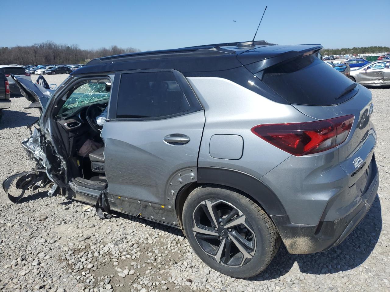 2023 Chevrolet TrailBlazer VIN KL79MTSL7PB064584 Copart auction photo, front end / side damage thumbnail 2