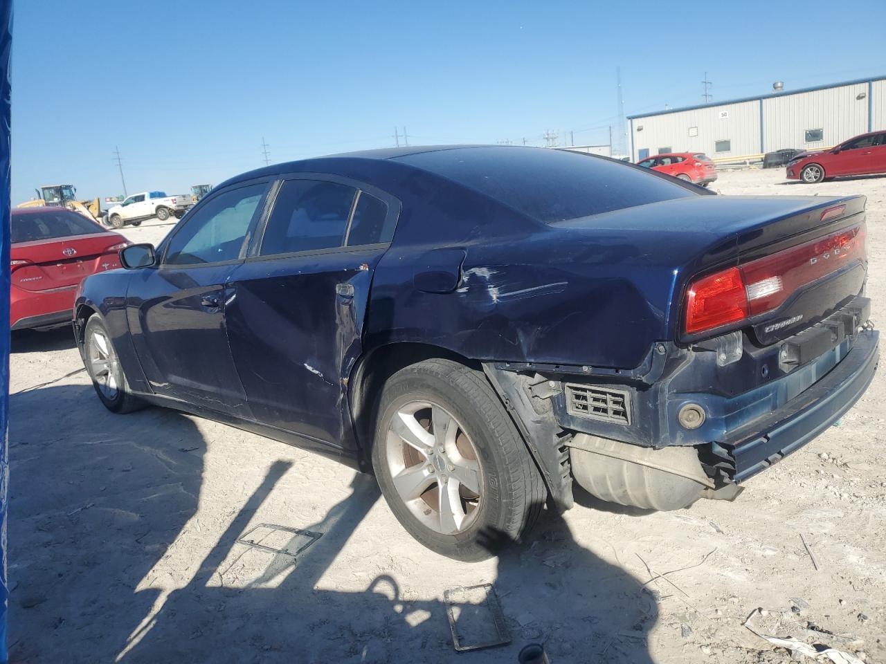 2013 Dodge Charger VIN 2C3CDXBG5DH563264 Copart auction photo, front end / rear end damage thumbnail 2