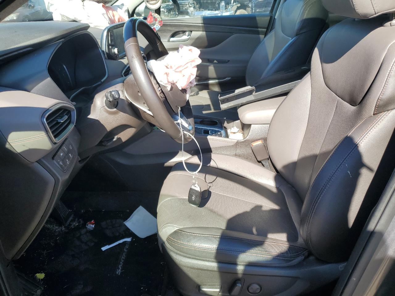 2020 Hyundai Santa Fe VIN 5NMS3CAD8LH151689 Copart auction photo, front end / minor dent/scratches damage thumbnail 7