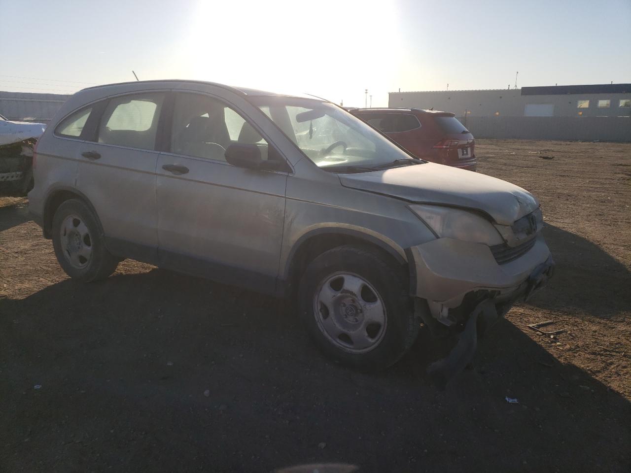 2009 Honda CR-V VIN JHLRE48329C021381 Copart auction photo, front end damage thumbnail 4