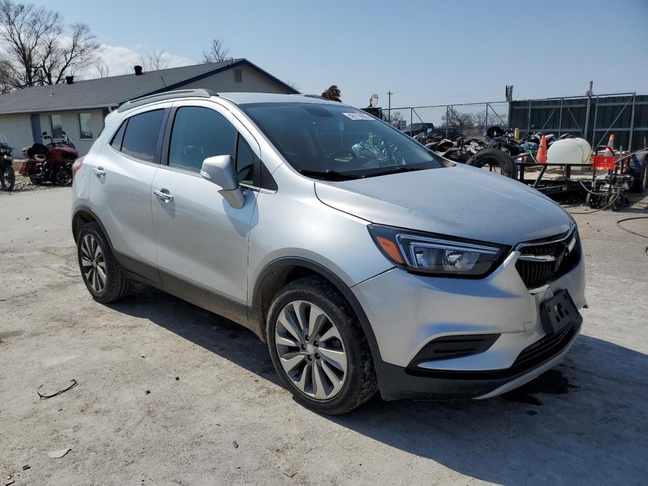 2019 Buick Encore VIN KL4CJASB9KB730649 Copart auction photo, front end damage thumbnail 4