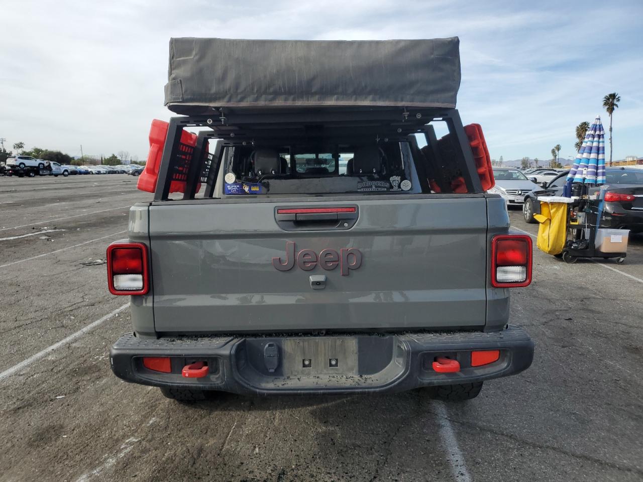 2021 Jeep Gladiator VIN 1C6JJTBG5ML615653 Copart auction photo, undercarriage / front end damage thumbnail 6