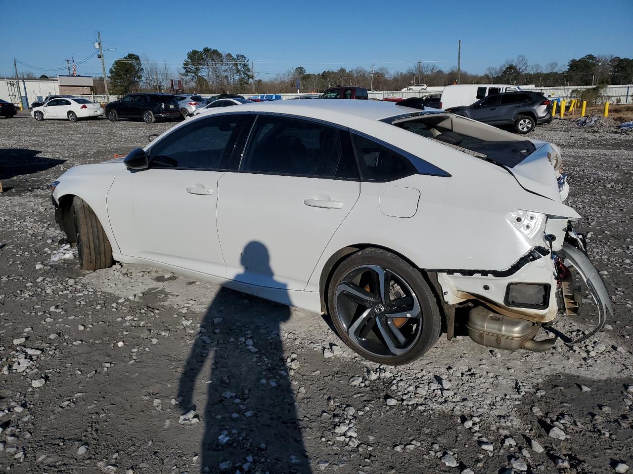 2022 Honda Accord VIN 1HGCV1F4XNA092610 Copart auction photo, rear end / front end damage thumbnail 2