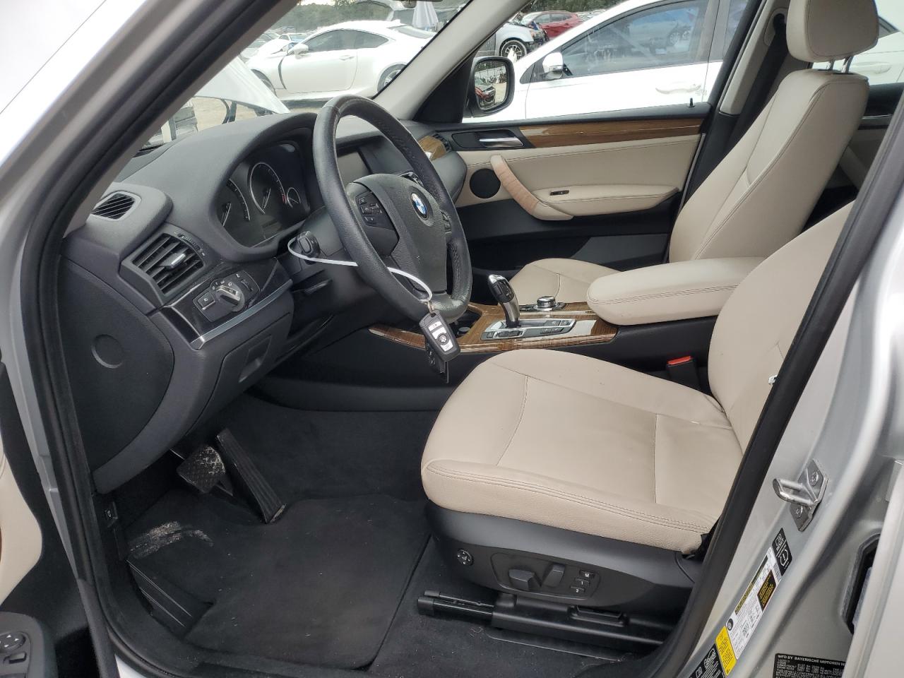 2014 BMW X3 VIN 5UXWX9C5XE0D31811 Copart auction photo, front end / minor dent/scratches damage thumbnail 7