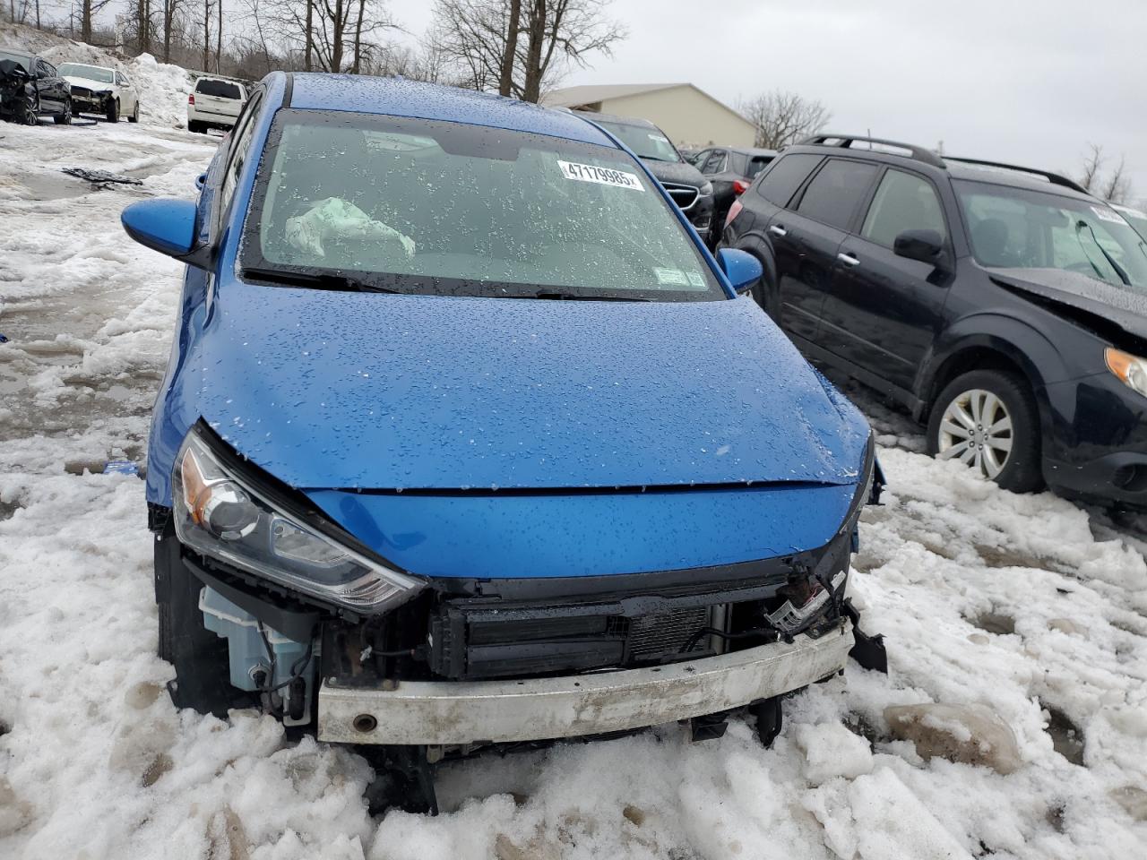 2018 Hyundai IONIQ VIN KMHC65LC8JU078045 Copart auction photo, front end damage thumbnail 5