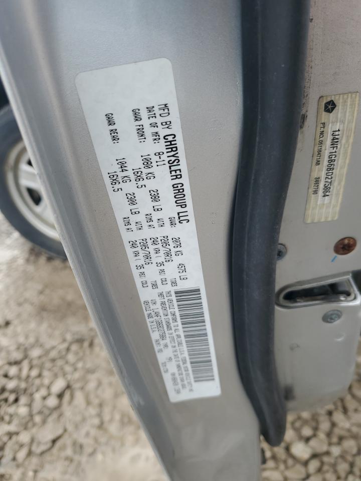 2011 Jeep Liberty (Patriot) VIN 1J4NF1GB6BD275864 Copart auction photo, all over damage thumbnail 13