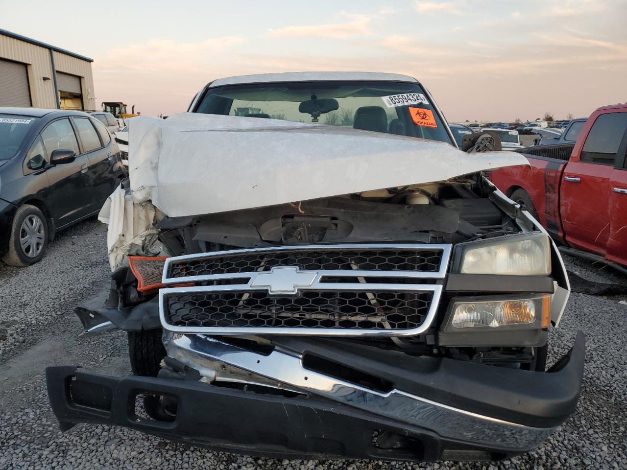 2006 Chevrolet Silverado VIN 1GCEC14V16Z136196 Copart auction photo, all over damage thumbnail 5