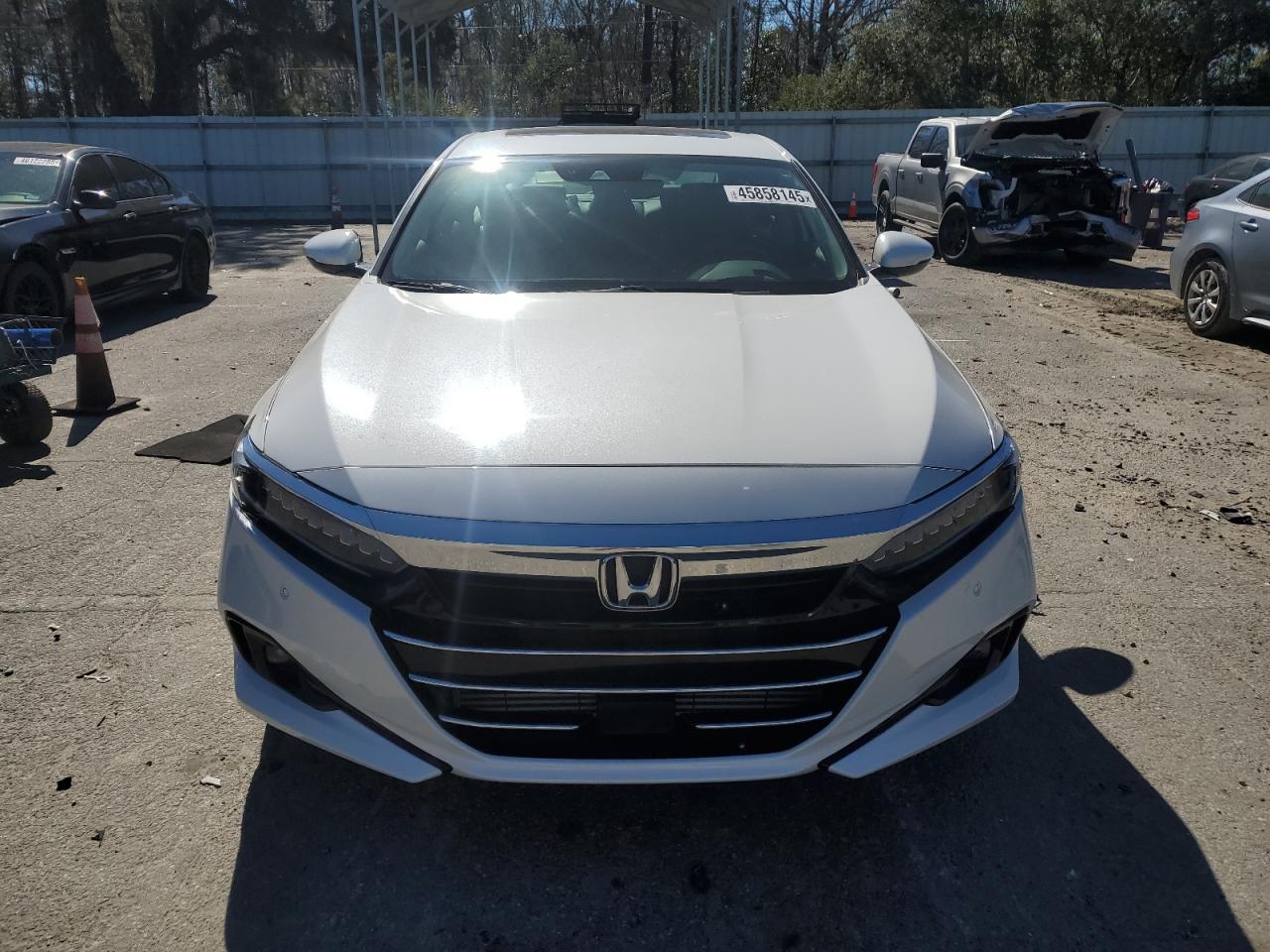2021 Honda Accord VIN 1HGCV2F94MA006773 Copart auction photo, side / rear end damage thumbnail 5