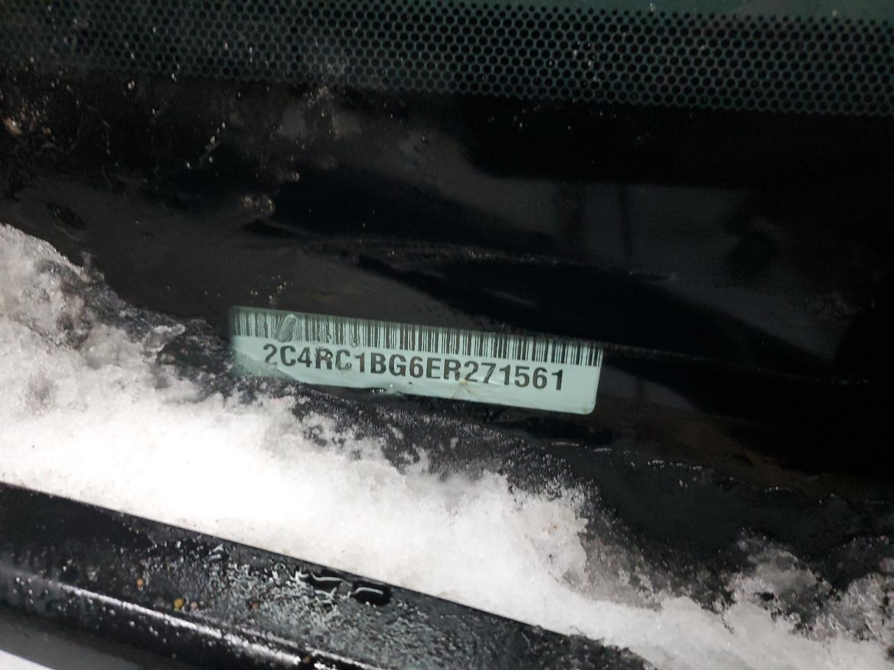 2014 Chrysler Town & Country VIN 2C4RC1BG6ER271561 Copart auction photo, front end / minor dent/scratches damage thumbnail 14
