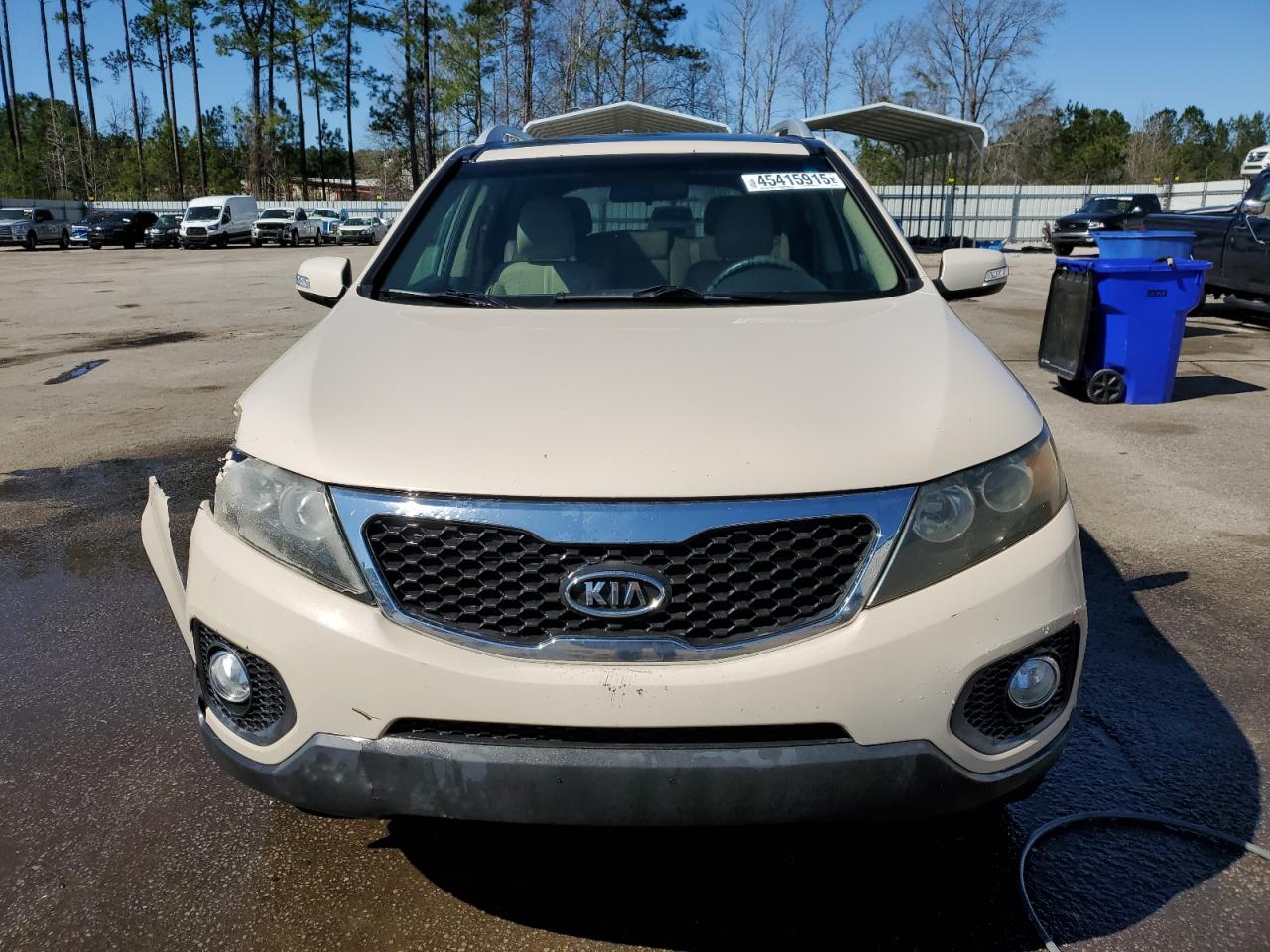 2011 KIA Sorento VIN 5XYKU4A23BG089502 Copart auction photo, front end / rear end damage thumbnail 5